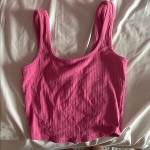 Tilly’s Pink Ribbed Tank Top